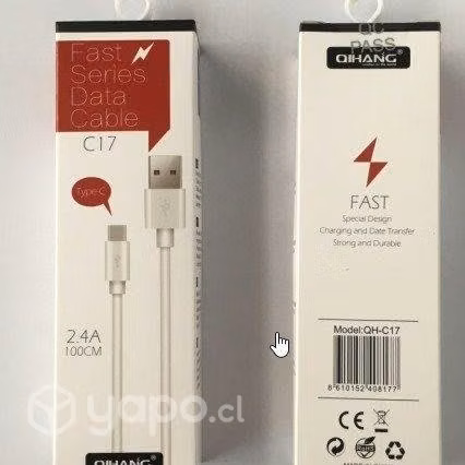 Cable tipo C CARGA RAPIDA 1M - Imagen 2