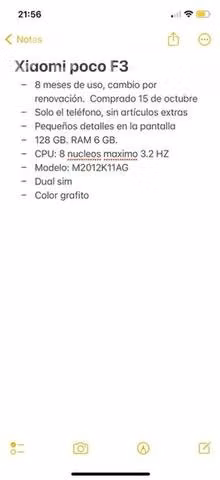 Xiaomi Poco F3