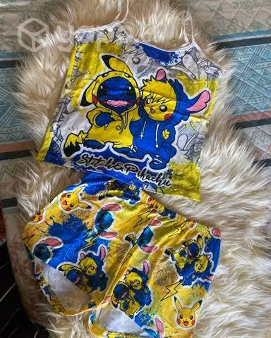 Pijamas piel durazno - Imagen 2