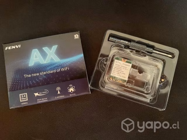 Tarjeta Wifi gamer 6E AX para notebook con BT 5.2