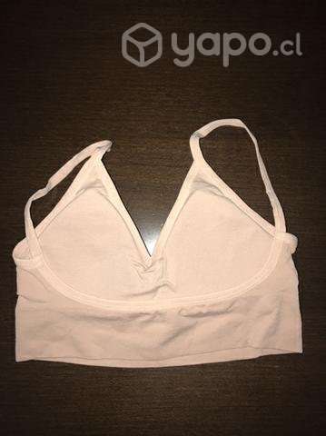 Crop Top Juvenil Blanco y Rosa - Imagen 4