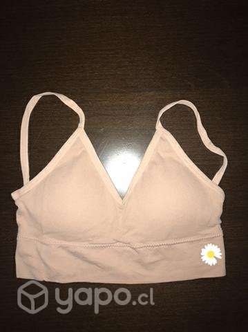Crop Top Juvenil Blanco y Rosa - Imagen 3