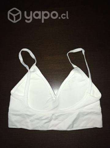 Crop Top Juvenil Blanco y Rosa - Imagen 2