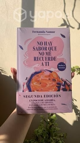 Libro No hay sabor que no me recuerde a ti'