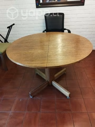 Mesa de comedor expansible madera alerce 2sillas