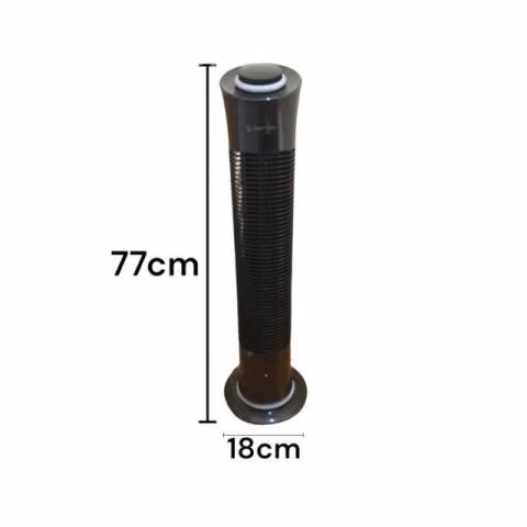 Ventilador Torre Negro 77 X 18cm