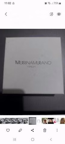 Pulsera cristal murano y plata original - Imagen 5