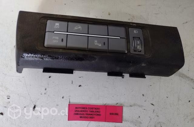 Botones Costado Izquierdo Tablero (SMU043) Ssangyo