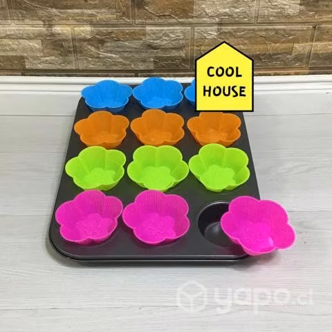 Moldes de Silicona para Cupcake-Diferentes Diseños