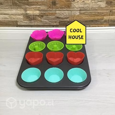Moldes de Silicona para Cupcake-Diferentes Diseños