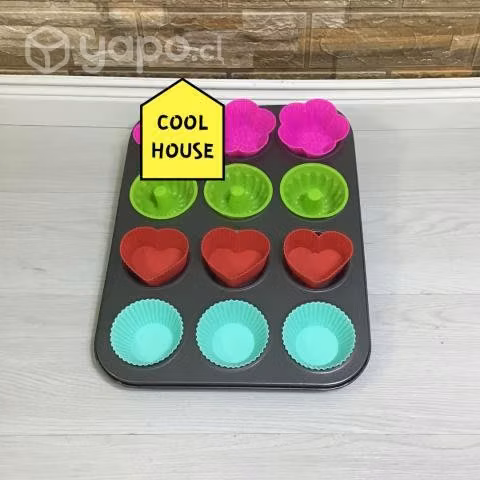 Moldes de Silicona para Cupcake-Diferentes Diseños