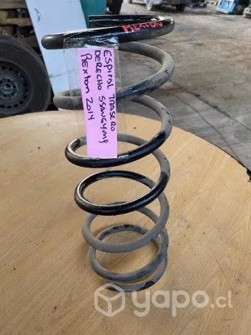 Espiral trasero derecho Ssangyong Rexton 2014