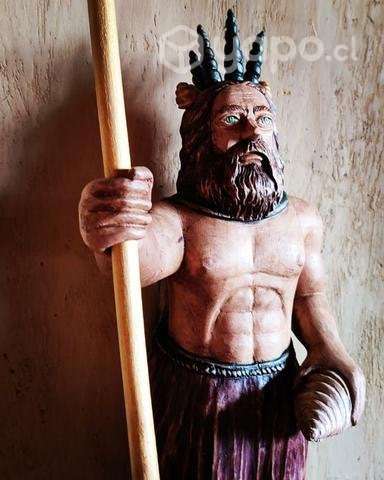 Mascaron de proa tallado en madera - Imagen 3