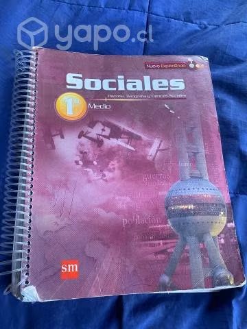 Libro Sociales 1° medio SM