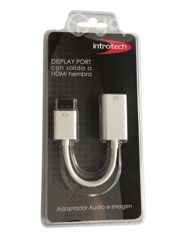 Cable Display Port Macho a HDMI Hembra Introtech - Imagen 2