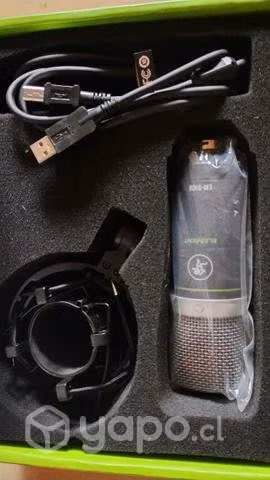 Micrófono condensador USB