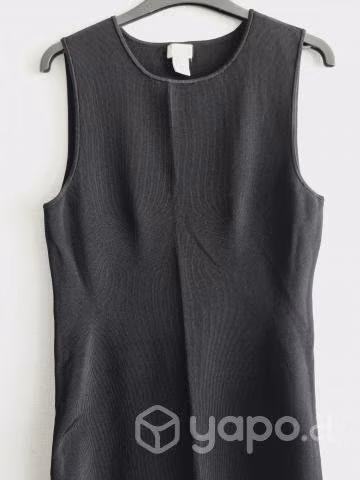 Vestido H&M negro, S, M elasticado, como nuevo