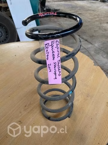 Espiral trasero izquierdo Ssangyong Rexton 2014