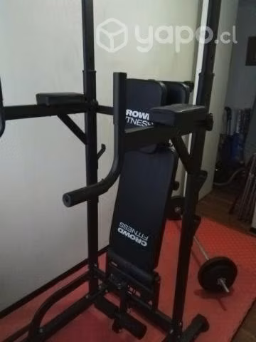 Estación gimnasio multifuncional Crowd fitnes 200k