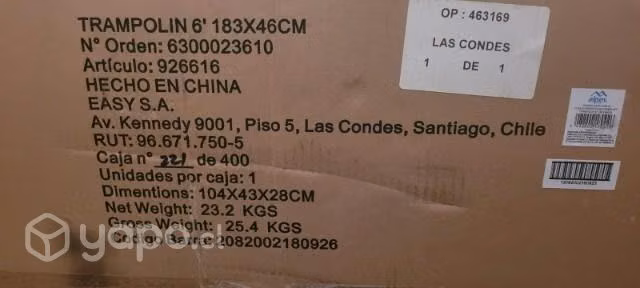 Cama elastica nueva