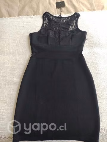Vestido gala negro