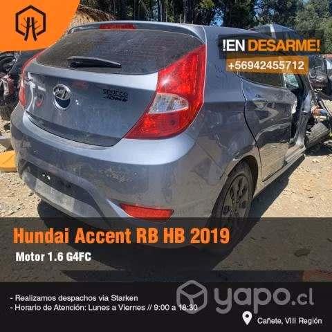 Bandeja Hyundai accent 2019 hatchback