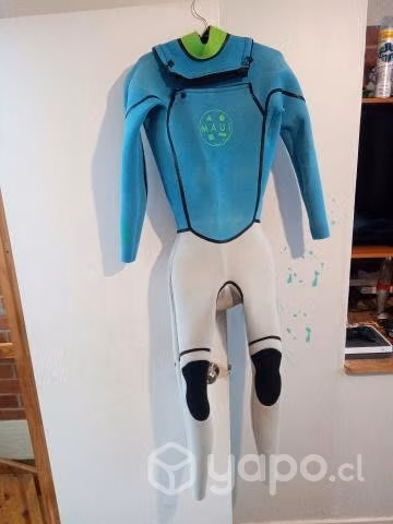 Traje de bodyboard + aletas