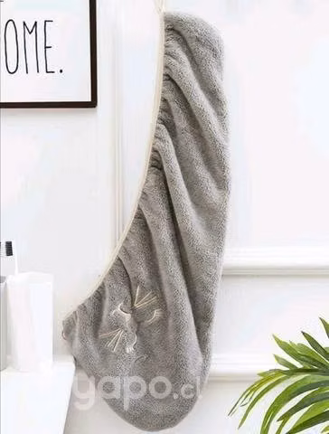 Toalla pelo gris - Imagen 4