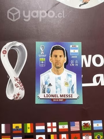 Lámina Leinel Messi Mundial