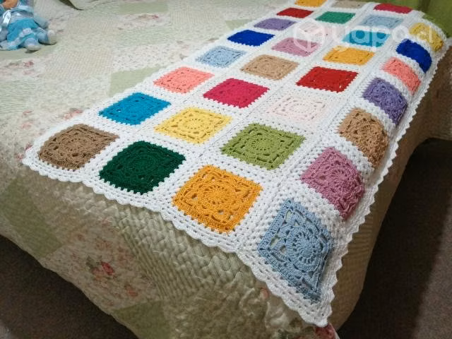 Manta a crochet - Imagen 3