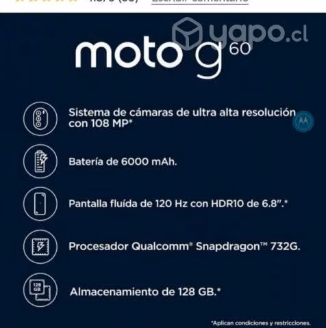 moto g60 64gb - Imagen 4
