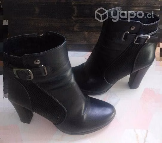 Botines Via Rosmini Talla 39 color negro - Imagen 2