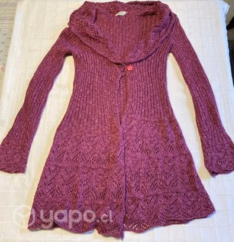Sweater abierto tipo tapado talla M