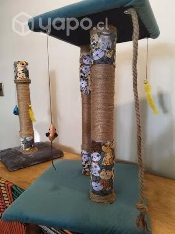 Centro de Entretención y rascador para gatos!!!