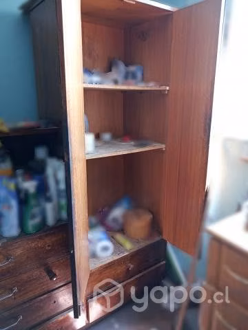 Mesa escritorio con Ropero en 1 solo mueble