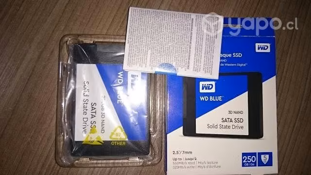 Disco ssd solido 250 gb wester digital
