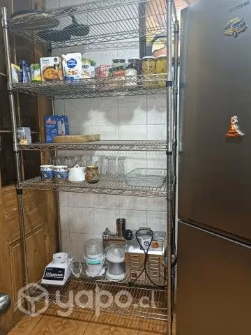 Estanterías de calidad acero cromado