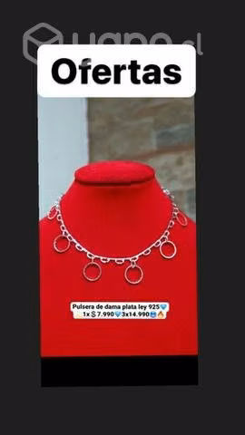 Pulceras de plata de mujer ley 925