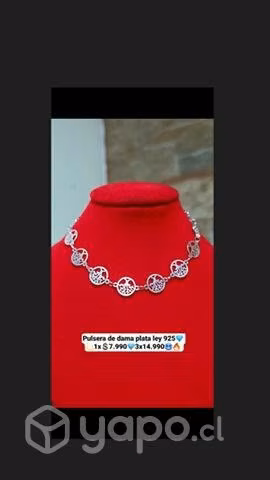 Pulceras de plata de mujer ley 925