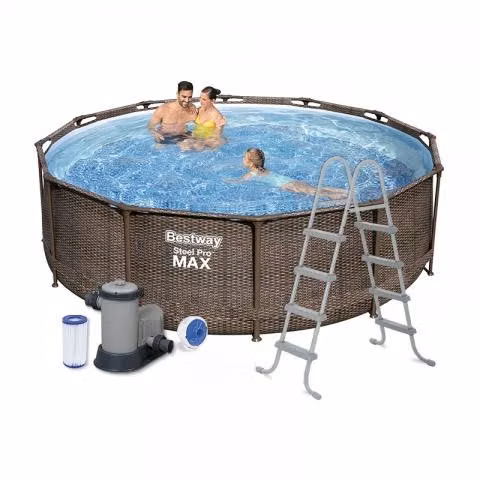 Piscina bestway steel pro max