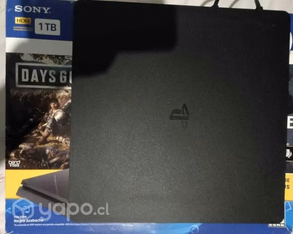 Sony Playstation 4 Slim 1tb Negro + 2 Controles Y
