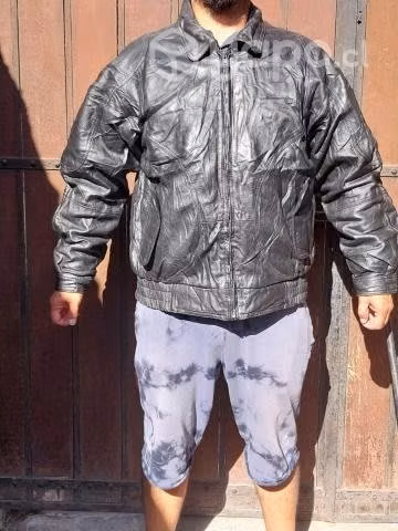 Chaqueta de cuero de oveja