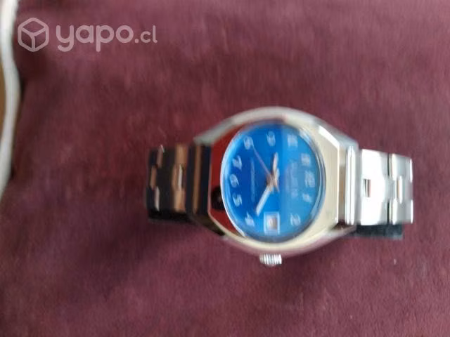 Reloj alain de luxe antimagnetic acero calendario