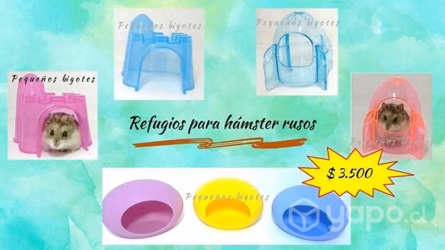 Refugio para hamster rusos