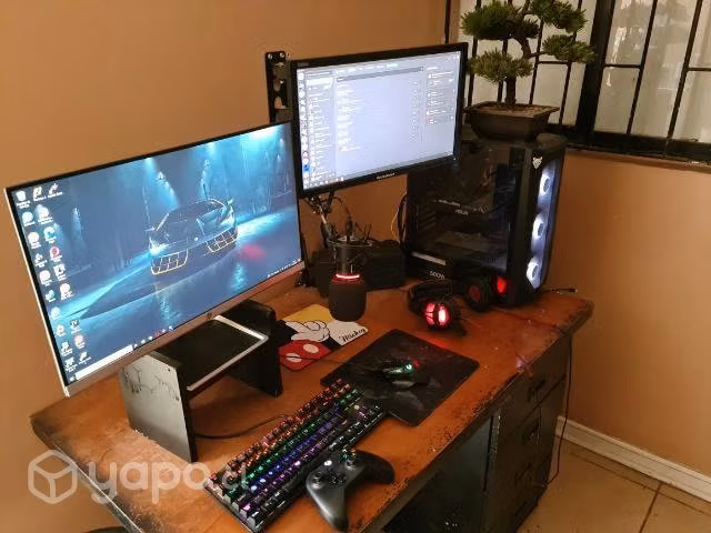 I7 7700 con Rx 580 de 8 gb de video 16 de Ram