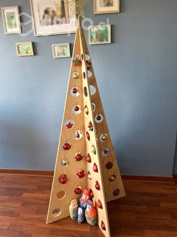 Árbol de Navidad estilo Nórdico con adornos