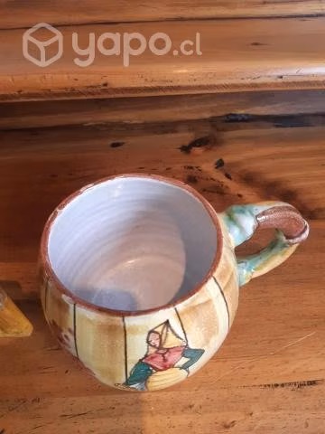 Tazón cerámica italiana pintado a mano colección
