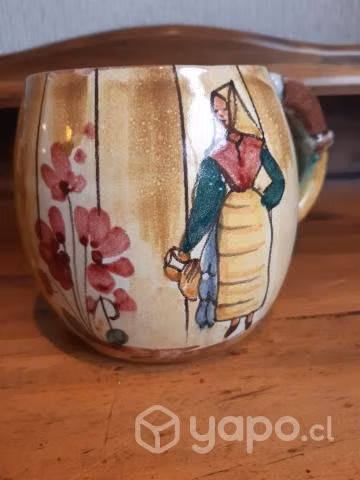 Tazón cerámica italiana pintado a mano colección
