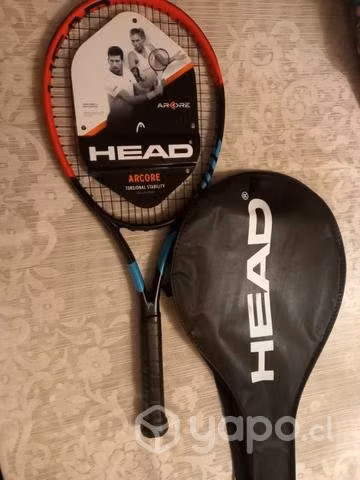 Raqueta de tenis marca head nueva sin uso impecabl