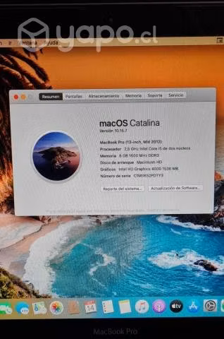 Macbook Pro 2012 13-inch A1278